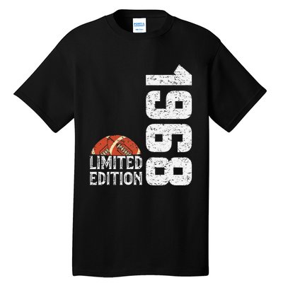 1968 Birthday Rugby Limited Edition Born In 1968 Tall T-Shirt