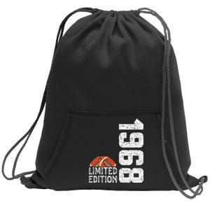 1968 Birthday Rugby Limited Edition Born In 1968 Sweatshirt Cinch Pack Bag