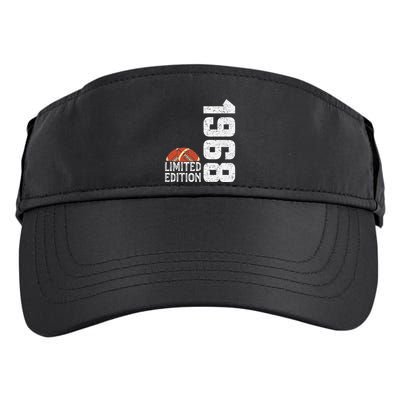 1968 Birthday Rugby Limited Edition Born In 1968 Adult Drive Performance Visor