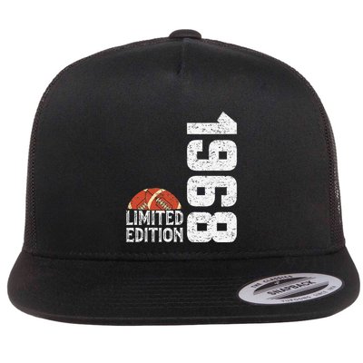 1968 Birthday Rugby Limited Edition Born In 1968 Flatbill Hat