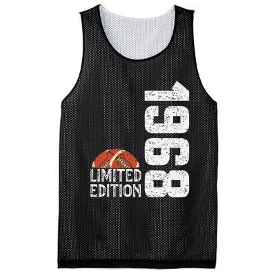 1968 Birthday Rugby Limited Edition Born In 1968 Mesh Reversible Basketball Jersey Tank