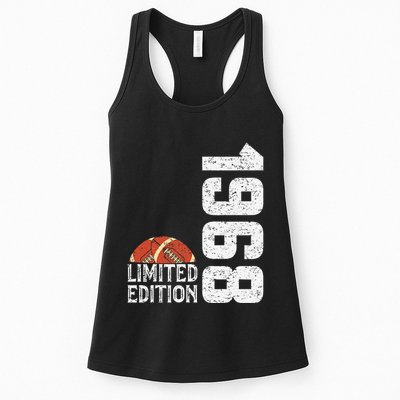 1968 Birthday Rugby Limited Edition Born In 1968 Womens Tank Top
