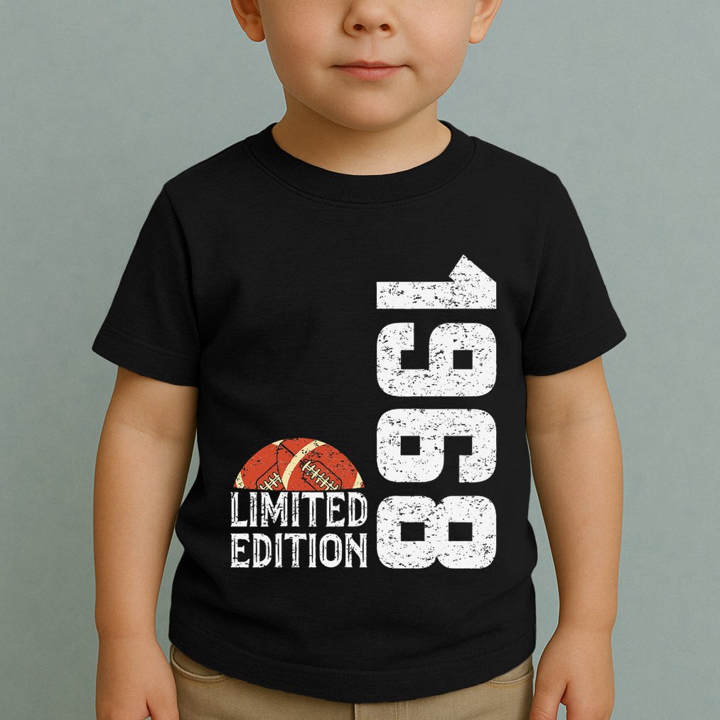 1968 Birthday Rugby Limited Edition Born In 1968 Toddler T-Shirt