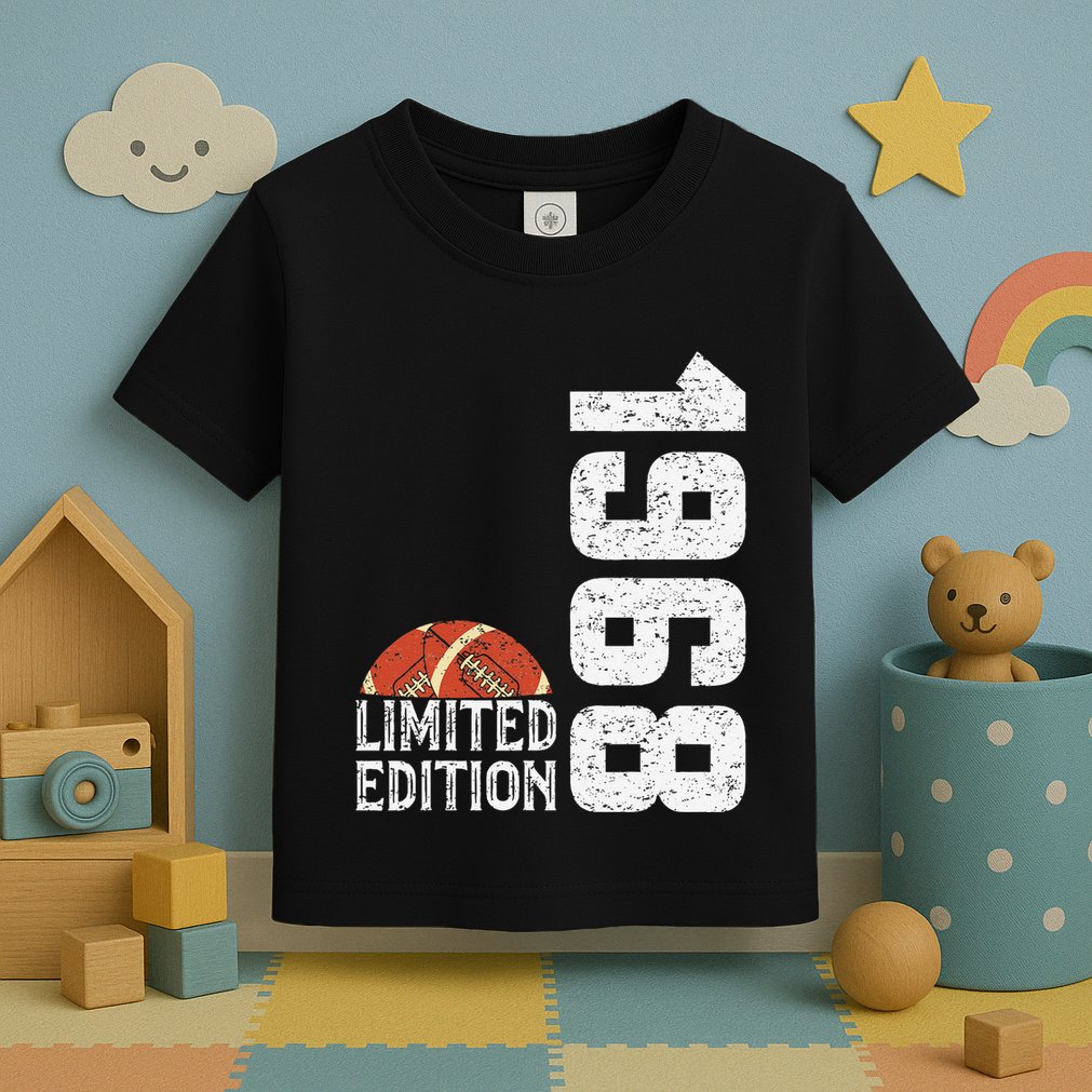 1968 Birthday Rugby Limited Edition Born In 1968 Toddler T-Shirt
