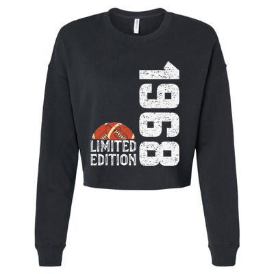 1968 Birthday Rugby Limited Edition Born In 1968 Cropped Pullover Crew