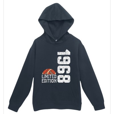 1968 Birthday Rugby Limited Edition Born In 1968 Urban Pullover Hoodie