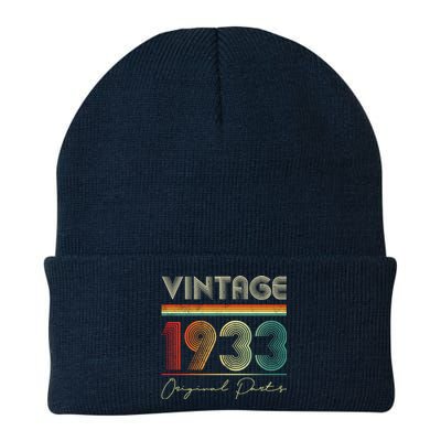 1933 Birthday Retro Original Parts 90th Birthday Knit Cap Winter Beanie