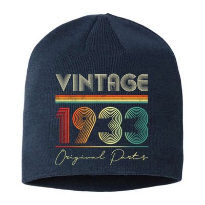 1933 Birthday Retro Original Parts 90th Birthday Sustainable Beanie