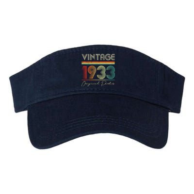 1933 Birthday Retro Original Parts 90th Birthday Valucap Bio-Washed Visor