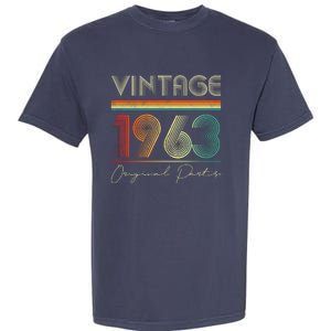 1963 Birthday Retro Original Parts 60th Birthday Garment-Dyed Heavyweight T-Shirt