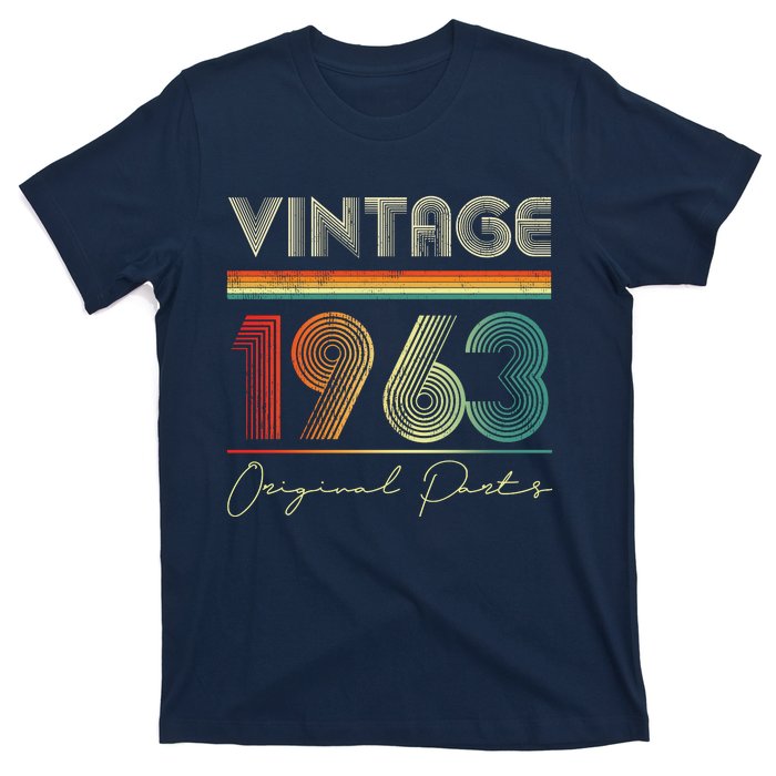 1963 Birthday Retro Original Parts 60th Birthday T-Shirt