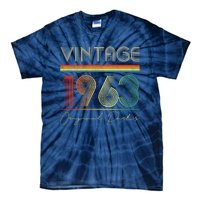 1963 Birthday Retro Original Parts 60th Birthday Tie-Dye T-Shirt