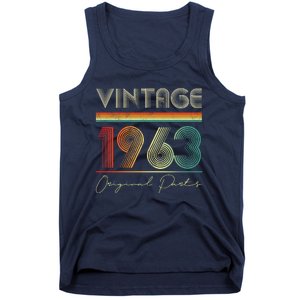 1963 Birthday Retro Original Parts 60th Birthday Tank Top