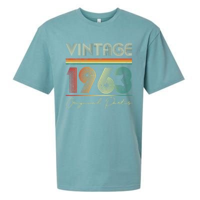 1963 Birthday Retro Original Parts 60th Birthday Sueded Cloud Jersey T-Shirt