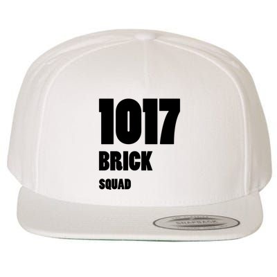 1017 Brick Squad White Wool Snapback Cap