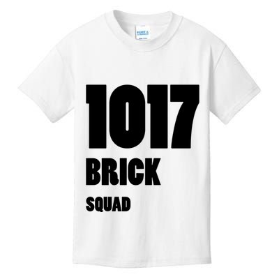 1017 Brick Squad White Kids T-Shirt