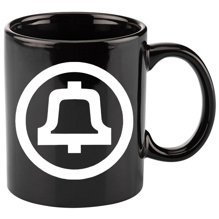 1969 Bell System Logo 11oz C Handle Ceramic Mug