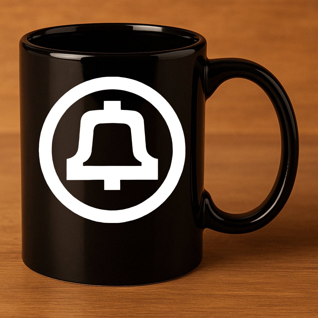 1969 Bell System Logo 11oz C Handle Ceramic Mug