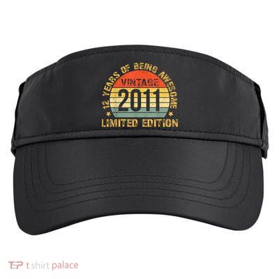 12yr BDay Son Boy Funny 2011 12th 12 Year Old Birthday Adult Drive Performance Visor