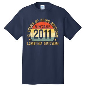 12yr BDay Son Boy Funny 2011 12th 12 Year Old Birthday Tall T-Shirt