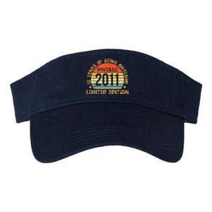 12yr BDay Son Boy Funny 2011 12th 12 Year Old Birthday Valucap Bio-Washed Visor