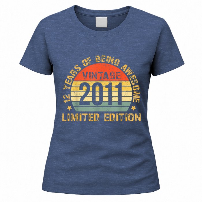 12yr BDay Son Boy Funny 2011 12th 12 Year Old Birthday Women's T-Shirt