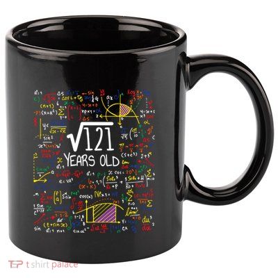 11th Birthday Square Root Of 121 11 Years Old Math Lover 11oz C Handle Ceramic Mug