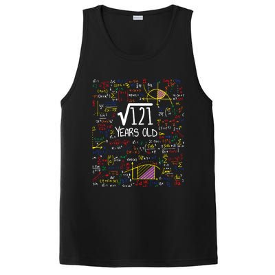 11th Birthday Square Root Of 121 11 Years Old Math Lover PosiCharge Competitor Tank