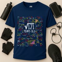 11th Birthday Square Root Of 121 11 Years Old Math Lover Performance Shirt