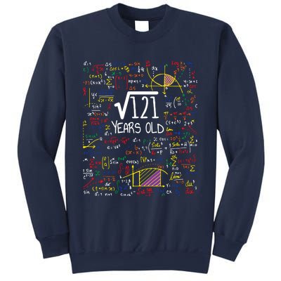 11th Birthday Square Root Of 121 11 Years Old Math Lover Sweatshirt