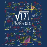 11th Birthday Square Root Of 121 11 Years Old Math Lover Sweatshirt