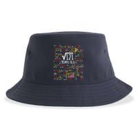11th Birthday Square Root Of 121 11 Years Old Math Lover Sustainable Bucket Hat