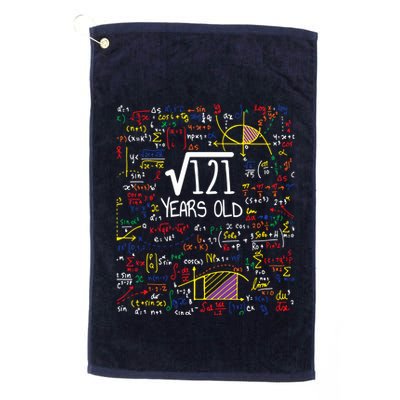 11th Birthday Square Root Of 121 11 Years Old Math Lover Golf Towel