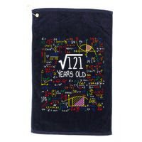 11th Birthday Square Root Of 121 11 Years Old Math Lover Golf Towel