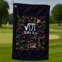 11th Birthday Square Root Of 121 11 Years Old Math Lover Golf Towel