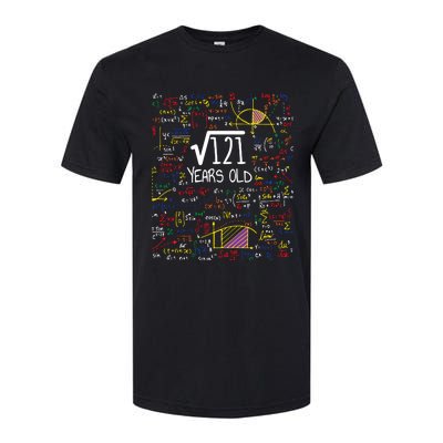 11th Birthday Square Root Of 121 11 Years Old Math Lover Softstyle CVC T-Shirt