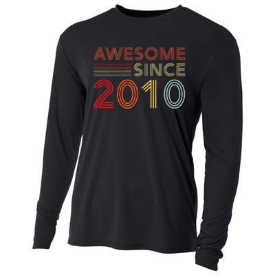 13yr BDay Son Boy Funny 2010 13th 13 Year Old Birthday Cooling Performance Long Sleeve Crew