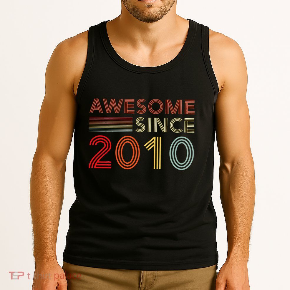 13yr BDay Son Boy Funny 2010 13th 13 Year Old Birthday Tank Top