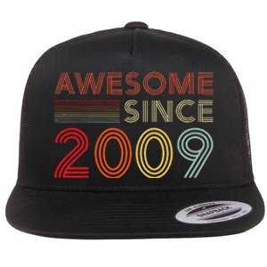 14yr BDay Son Boy Funny 2009 14th 14 Year Old Birthday Flat Bill Trucker Hat