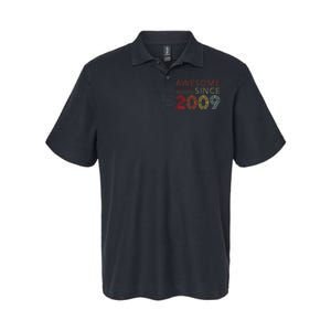 14yr BDay Son Boy Funny 2009 14th 14 Year Old Birthday Softstyle Adult Sport Polo