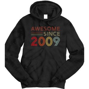 14yr BDay Son Boy Funny 2009 14th 14 Year Old Birthday Tie Dye Hoodie