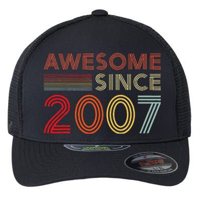 16yr BDay Son Boy Funny 2007 16th 16 Year Old Birthday Flexfit Unipanel Trucker Cap