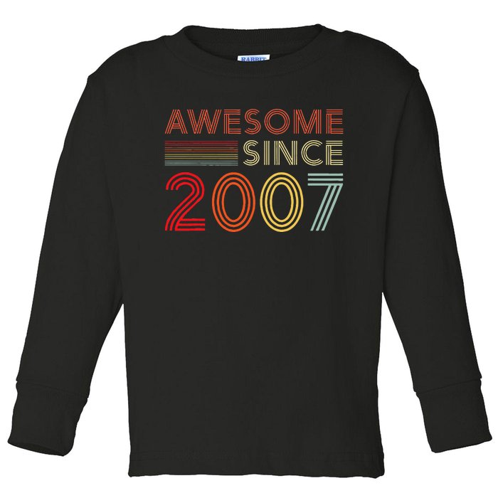 16yr BDay Son Boy Funny 2007 16th 16 Year Old Birthday Toddler Long Sleeve Shirt