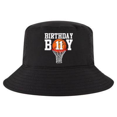 11th Birthday Sport 11 Years Old Basketball 11 Cool Comfort Performance Bucket Hat