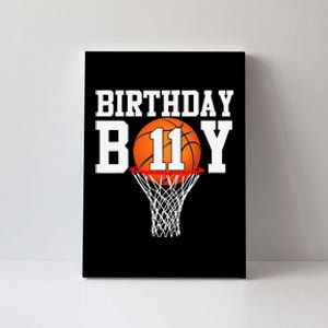 11th Birthday Sport 11 Years Old Basketball 11 Canvas