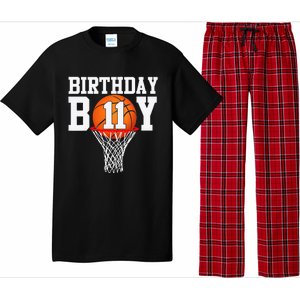 11th Birthday Sport 11 Years Old Basketball 11 Pajama Set