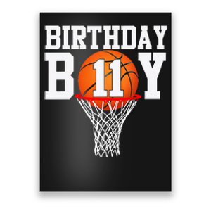 11th Birthday Sport 11 Years Old Basketball 11 Poster