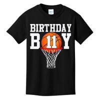 11th Birthday Sport 11 Years Old Basketball 11 Kids T-Shirt