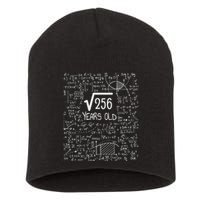 16th Birthday Square Root Of 256 16 Years Old Short Acrylic Beanie