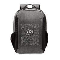 16th Birthday Square Root Of 256 16 Years Old Vector Backpack